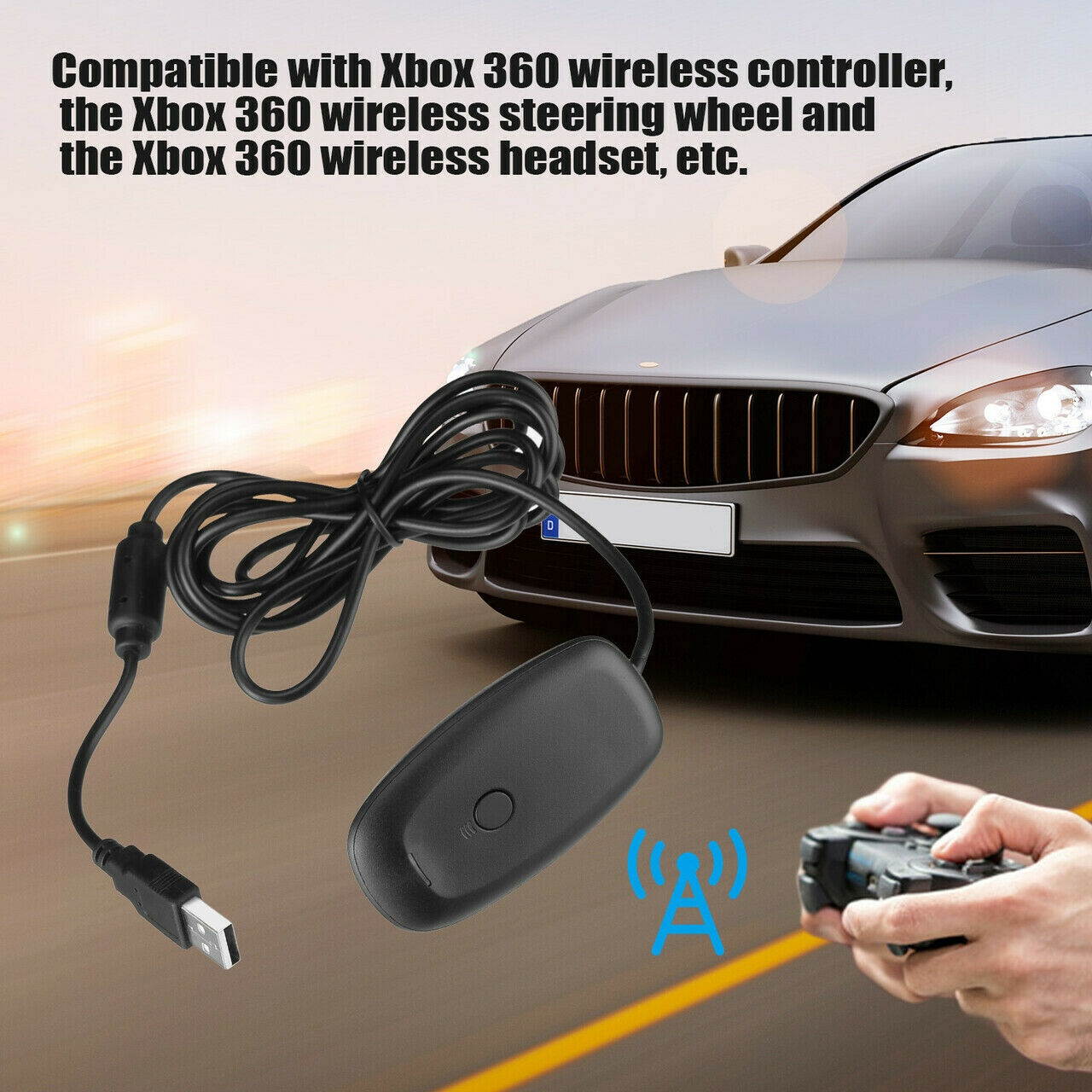 FOR   Wireless Controller USB Gaming Receiver Adapter Window PC