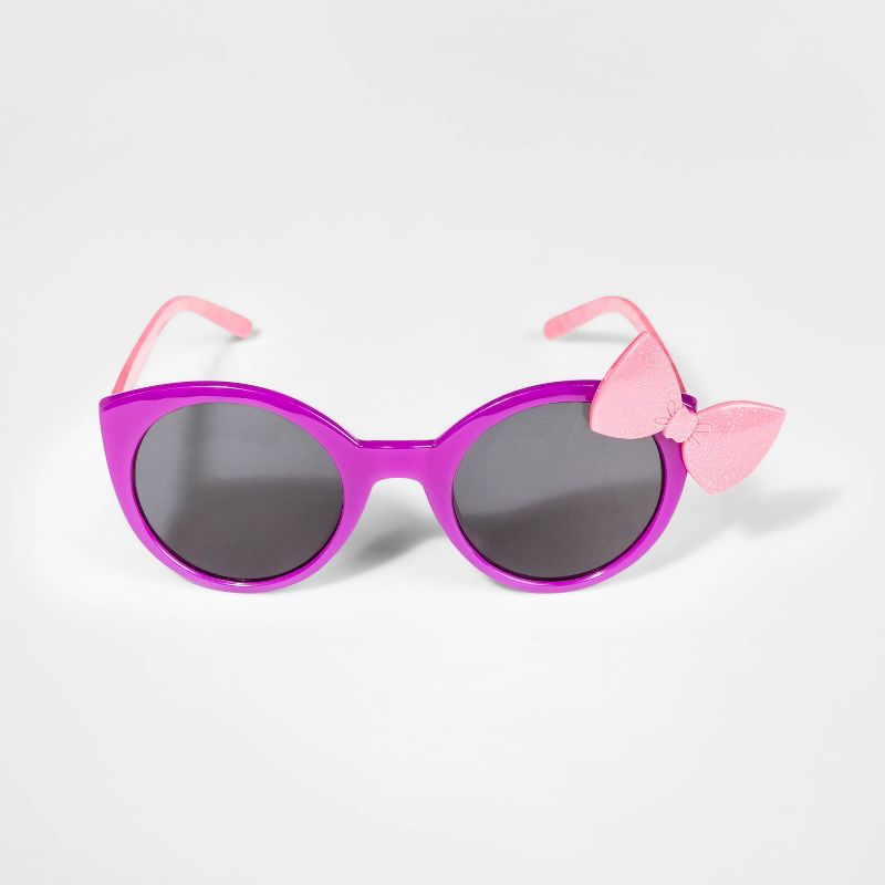 Girls' Mirror Lens Sunglasses - Cat & Jack™ Purple/Blue