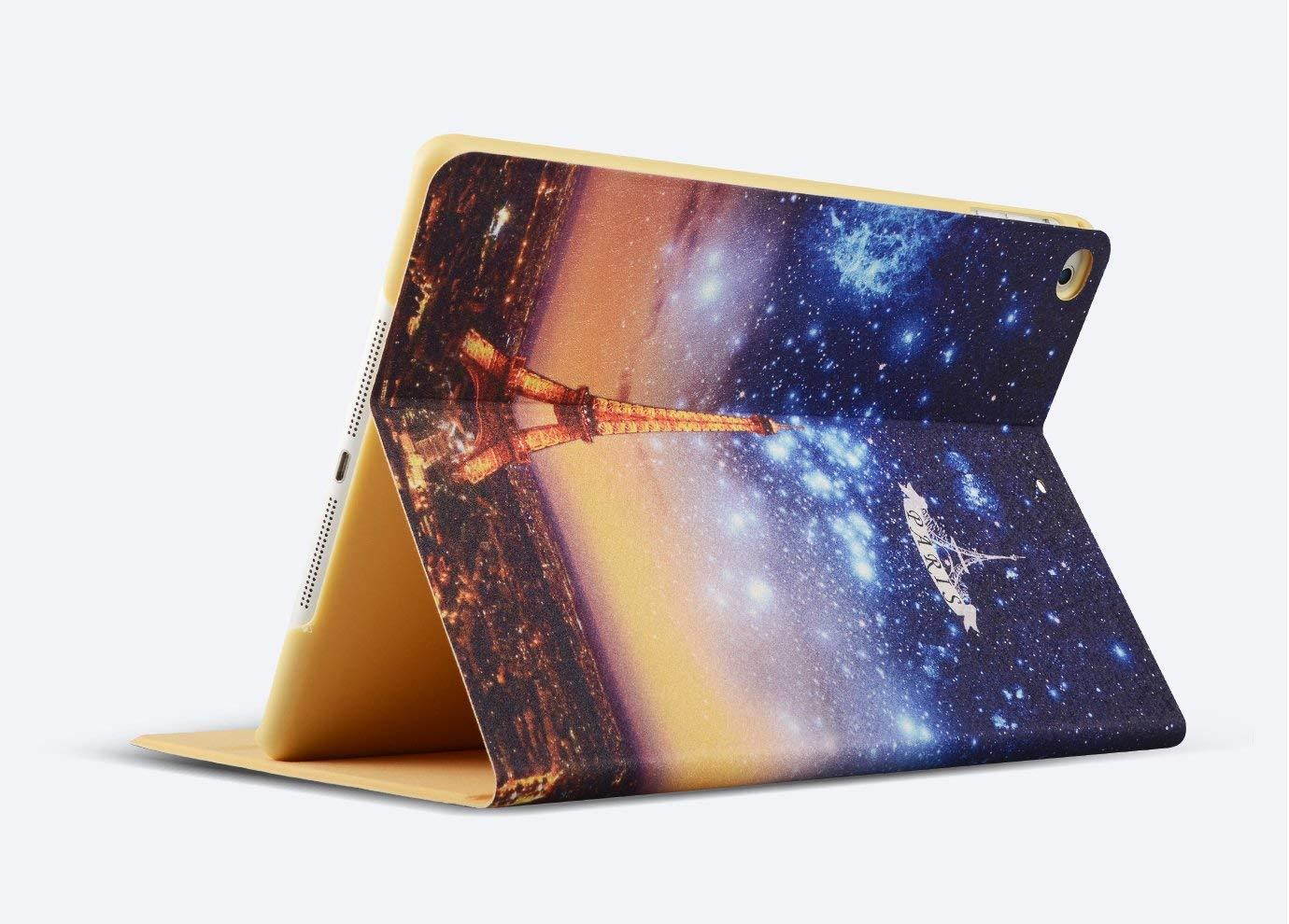 DuraSafe Case for iPad 4 / iPad 3 / iPad 2 Case- 9.7 Inch (A1458 / A1459 / A1460 / A1403 / A1416 / A1430 / A1395 / A1396 / A1397) Case Premium Shock Proof Ultra Slim Smart Auto Sleep/Wake: Paris Night