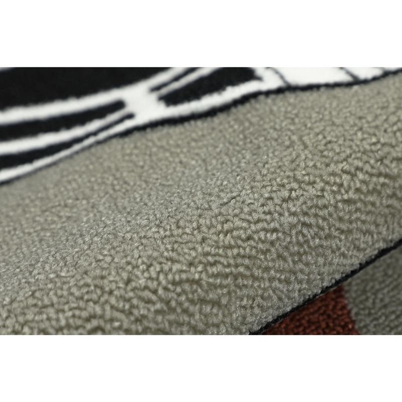 3'x4' novelty Loomed Area Rug Multicolored - Ukonic