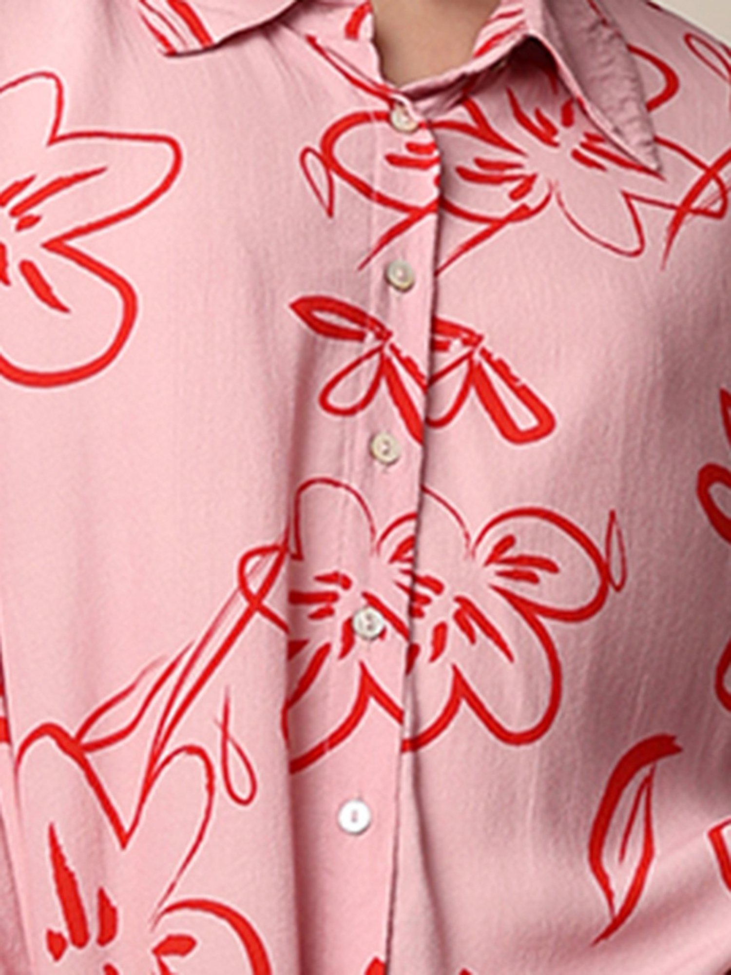 Annabelle by Pantaloons Black Polka Dots Shirt