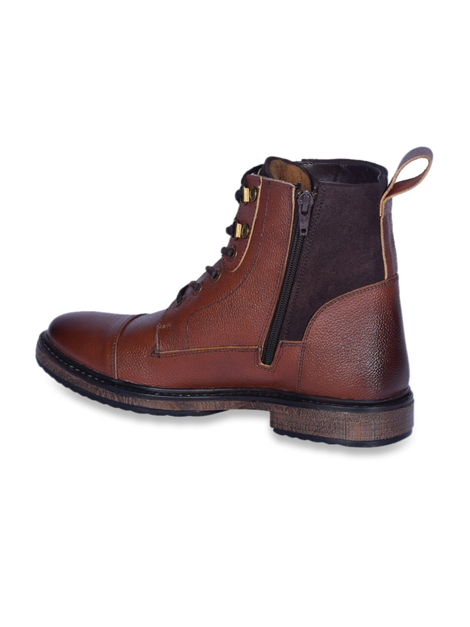 Allen cooper Men's Brown Casual Boots