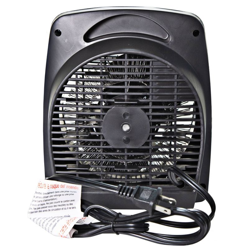 Comfort Zone Heater Fan 1500W Energy Save Black