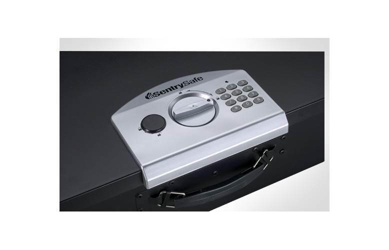 Sentry Safe PL048E Portable Security Safe 0.49 ft3 - Electronic Lock Bolt(s) - 5.8" x 17.5" x 13.6" - Black