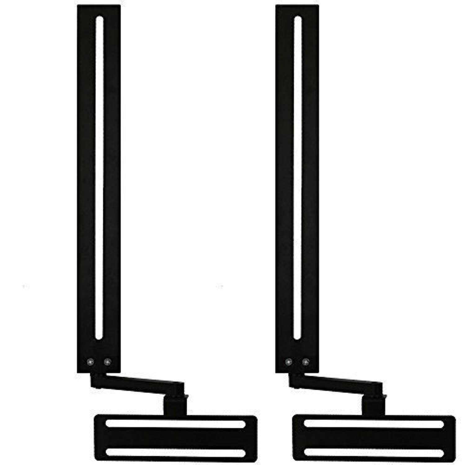 soundbar speaker mount with depth adjustments for tv wall mount brackets