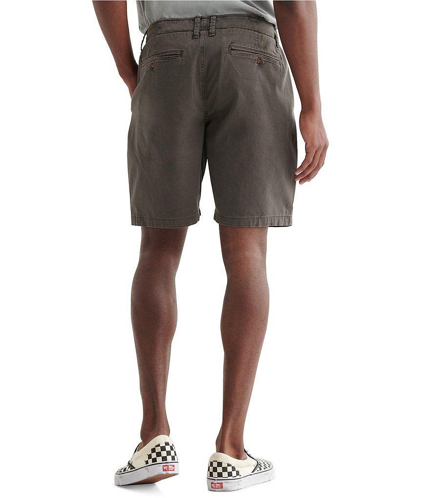 Lucky Brand Stretch Flat Front 9#double; Inseam Shorts