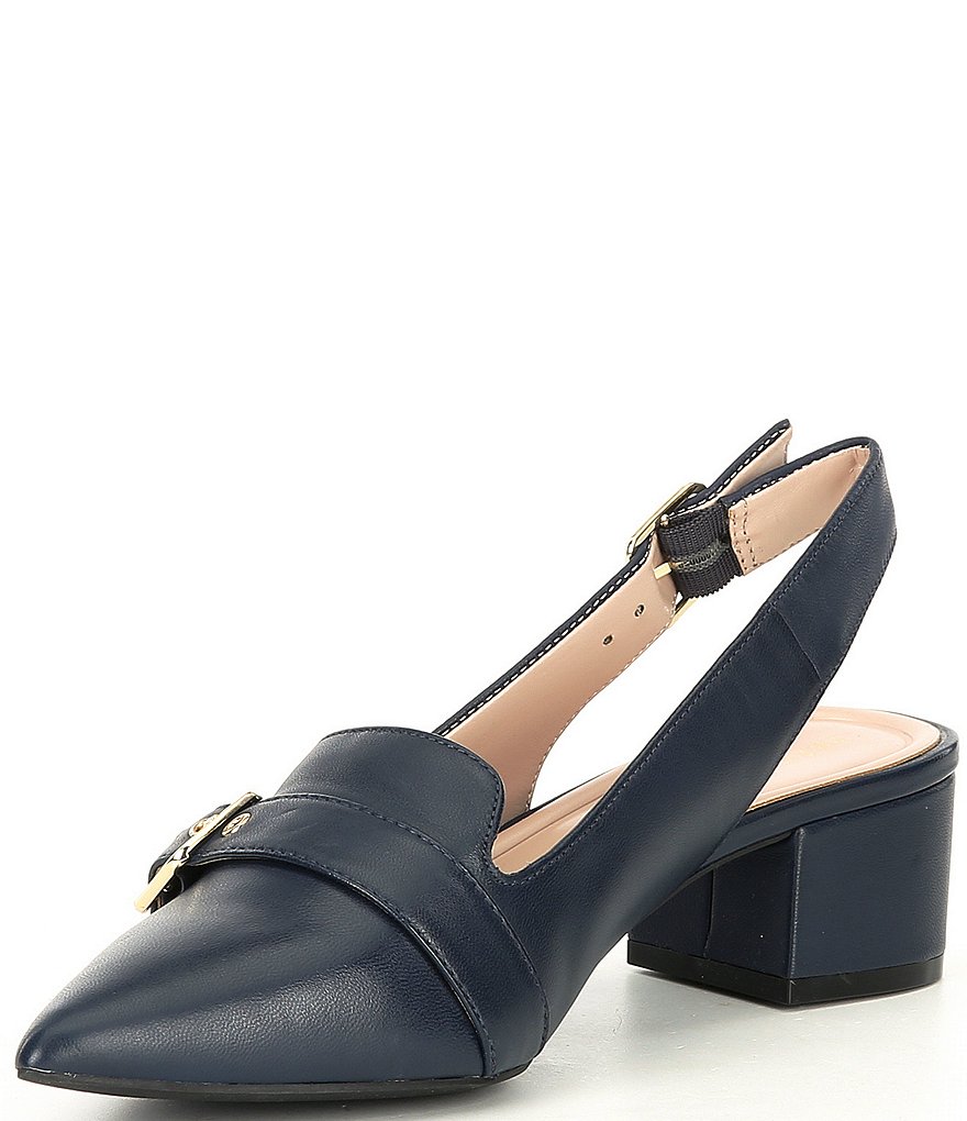 Preston & York Taylor Slingback Pointed Toe Pumps