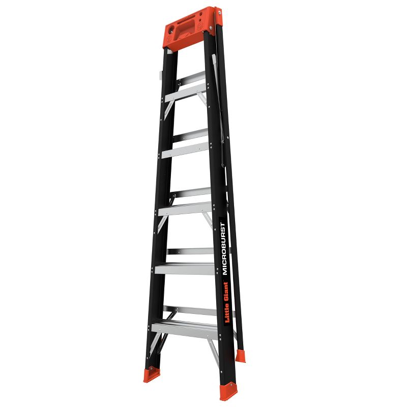 Little Giant Ladder Systems 6' ANSI Type IA 300 lb fiberglass Stepstool Black