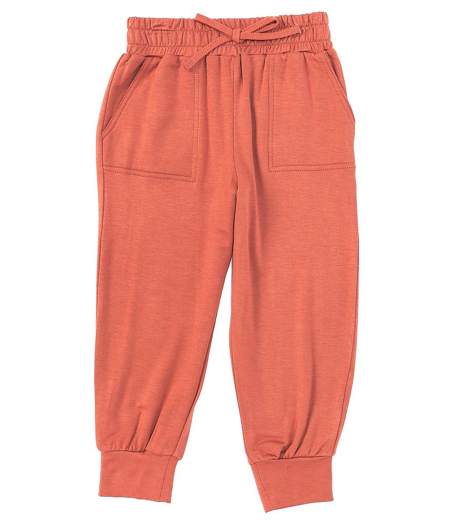 Copper Key Little Girls 2T-6X Terry Jogger Pants