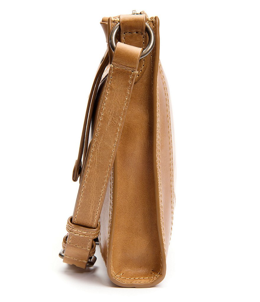 Frye Melissa Zip Leather Crossbody Bag