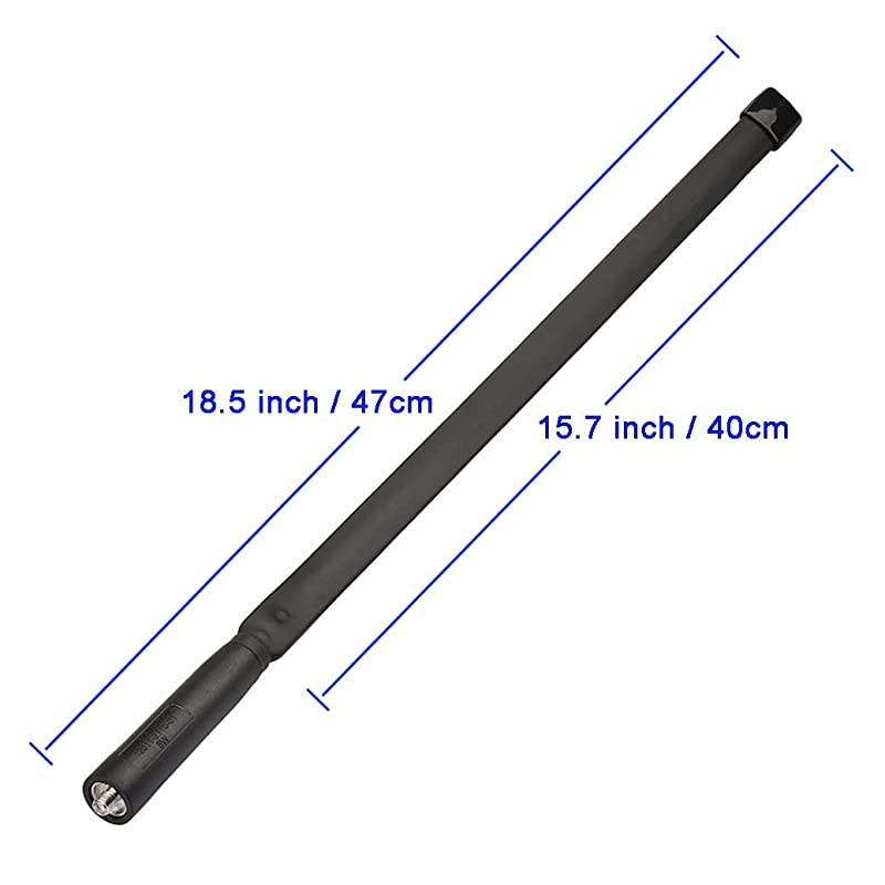 Dual Band VHF UHF 136520MHz 185 inch Foldable CS Tactical SMA Female Ham Radio Antenna for Kenwood Wouxun Baofeng BFF8HP UV5R UV82 BF888S GT3 Handheld Ham Two Way Radio Walkie Talkie