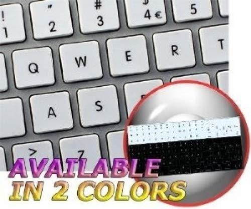 MAC NS NORWEGIAN NON-TRANSPARENT KEYBOARD STICKERS WHITE BACKGROUND FOR DESKTOP, LAPTOP AND NOTEBOOK