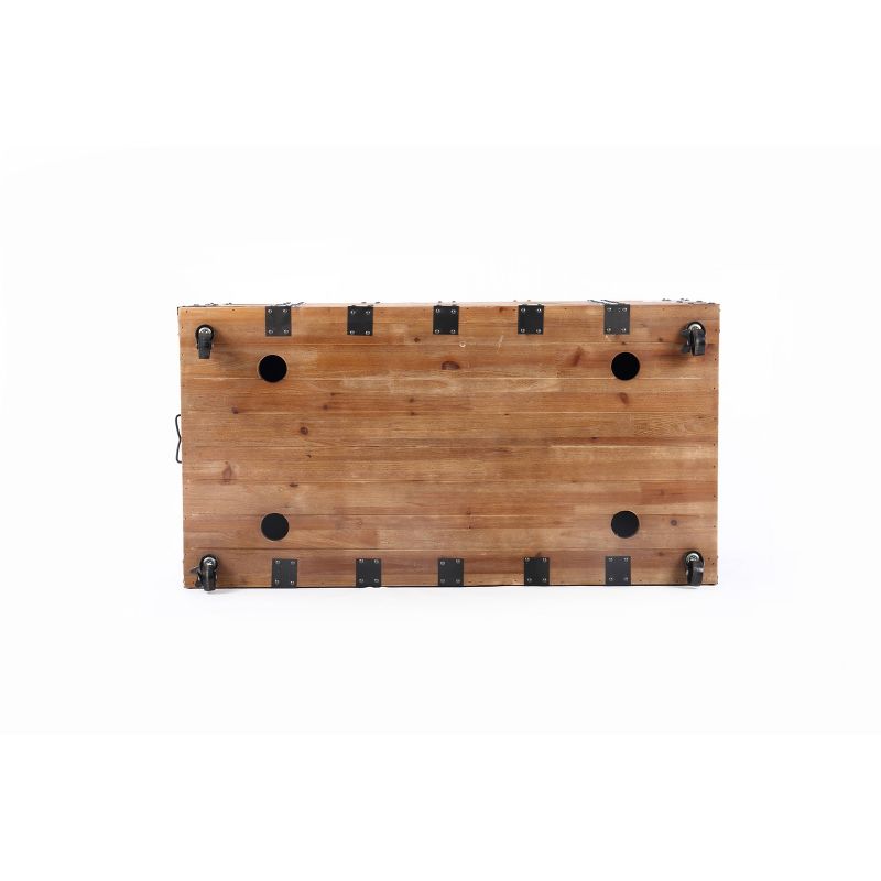 Ambrose Trunk Table Brown/Black - Summerland Home