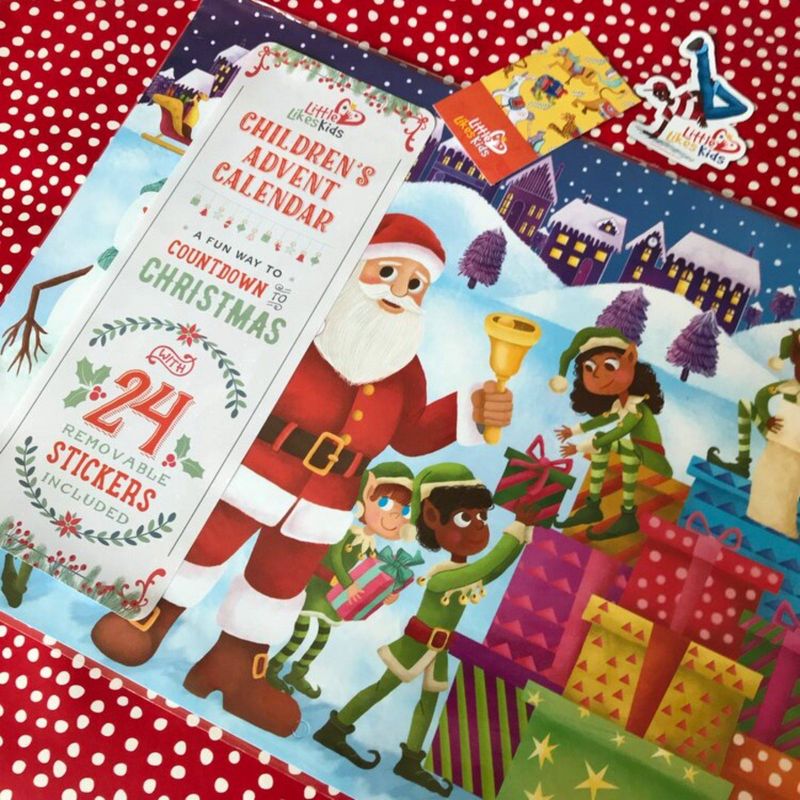 Little Likes Kids Children's Advent Calendar Santa