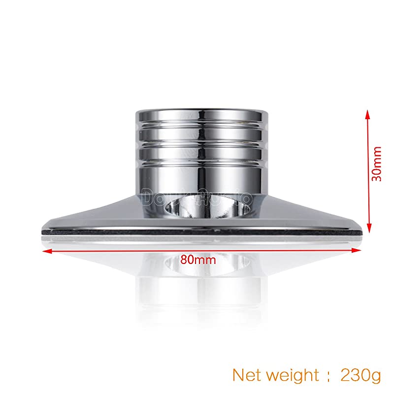 STB01 LP Vinyl Turntables Metal Disc Stabilizer Record Weight HiFi Silver