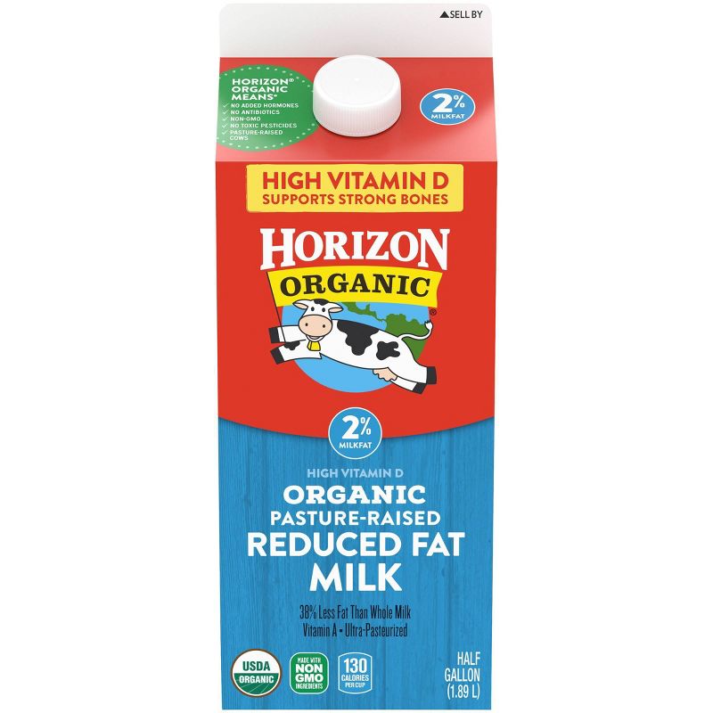Horizon Organic 2% Milk - 0.5gal