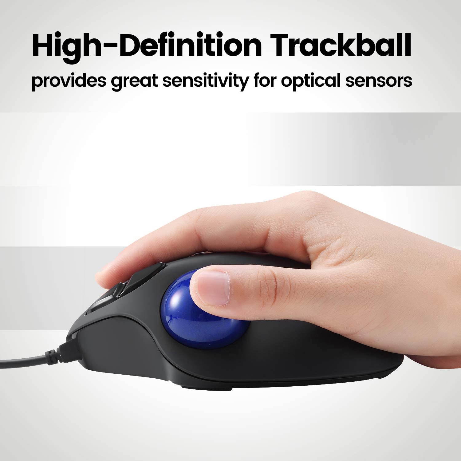 Trackball Mouse Ball, 1.34 Inches Trackball - Replacement Ball for Logitech M570, MX Ergo, Cordless and any trackball mice using 1.34 (34mm) trackball size, PERIMICE-517/520/717/720