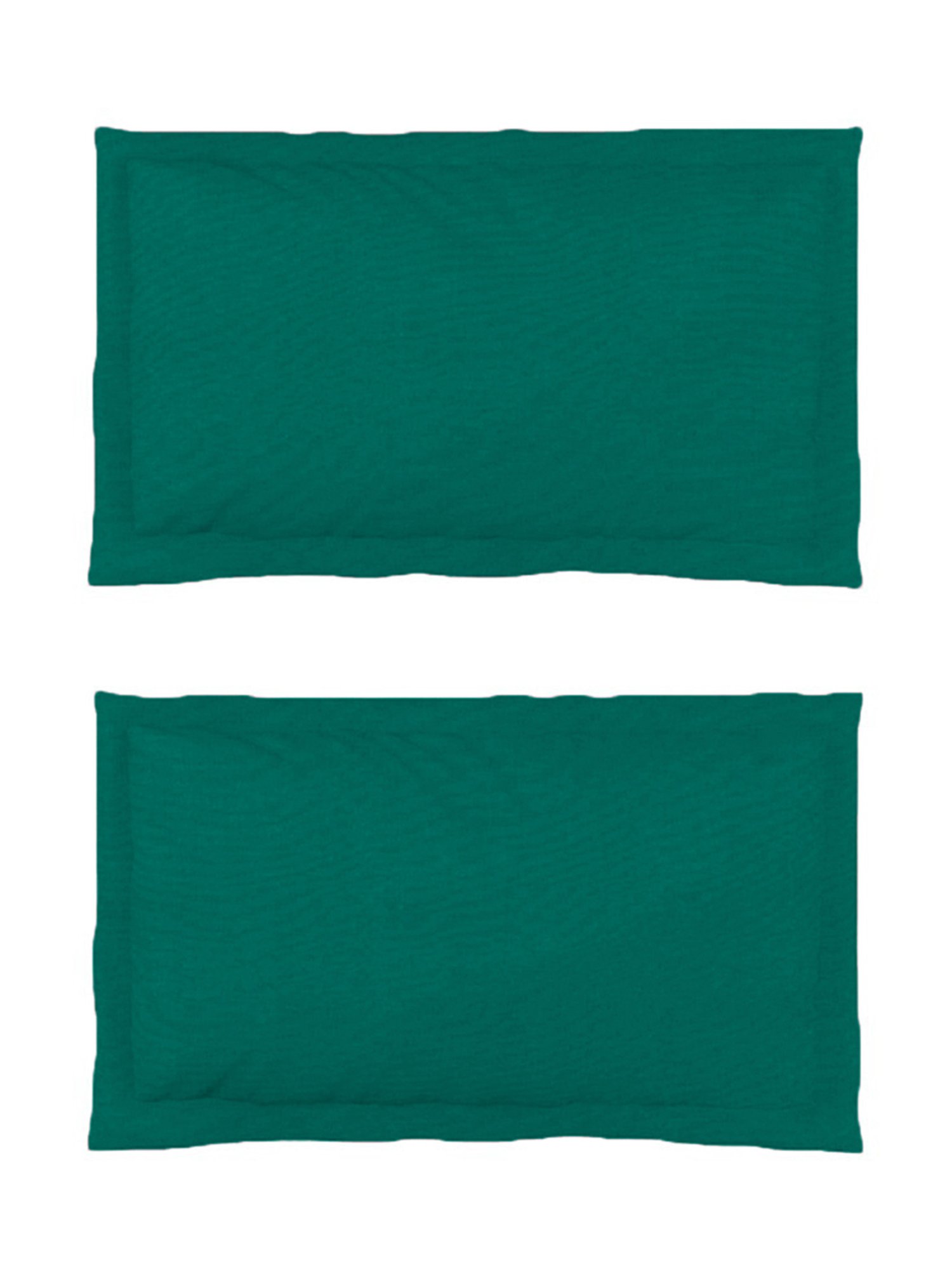 TARA Sparkling Homes Teal 300 TC Cotton King Bedsheet With 2 Pillow Covers