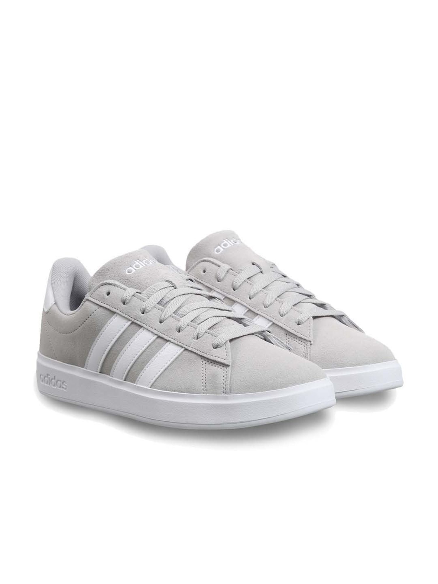 Adidas Men's GRAND COURT Grey Tennis Shoes