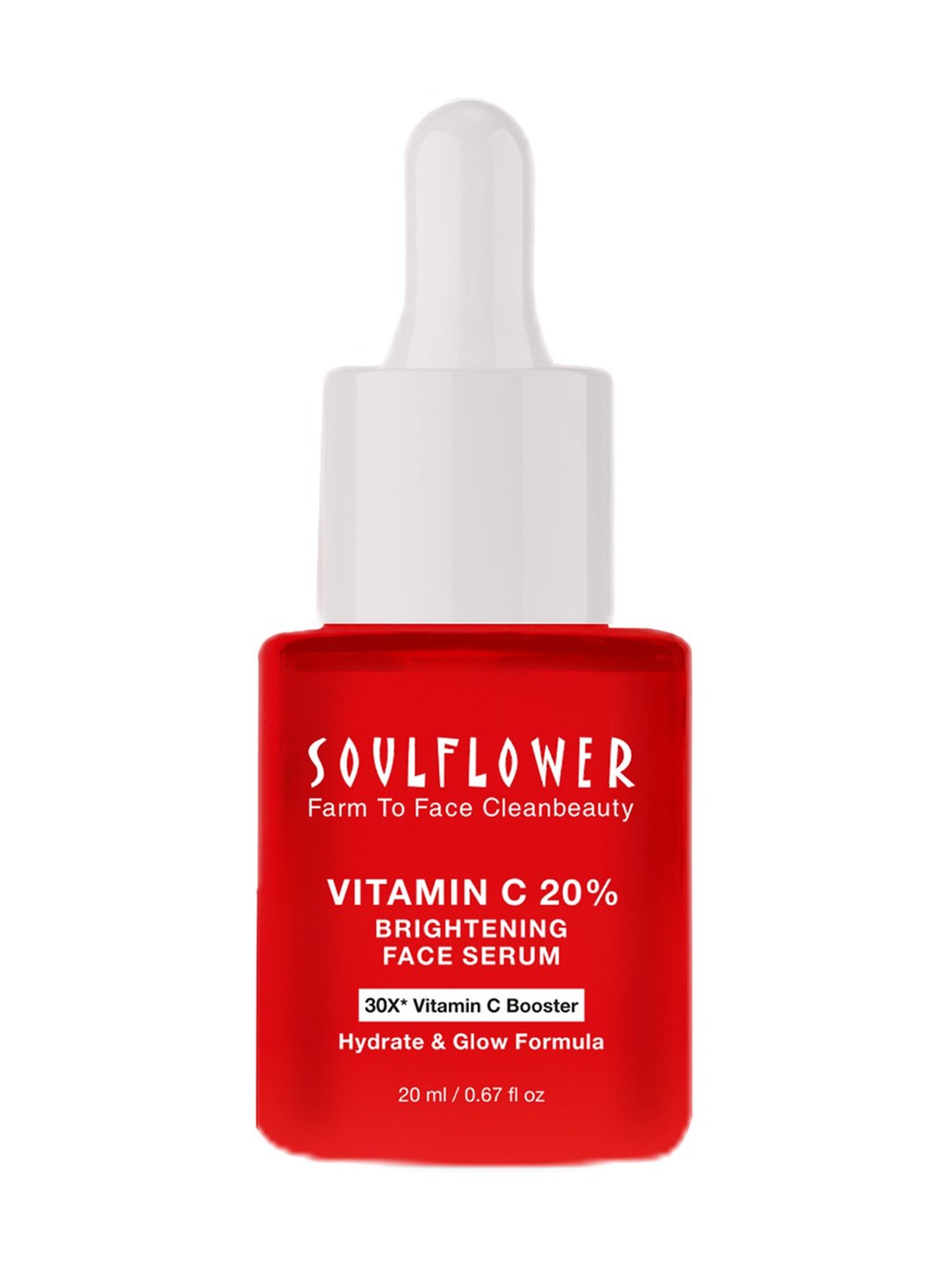 Soulflower Vitamin C 20% Brightening Face Serum - 20 ml