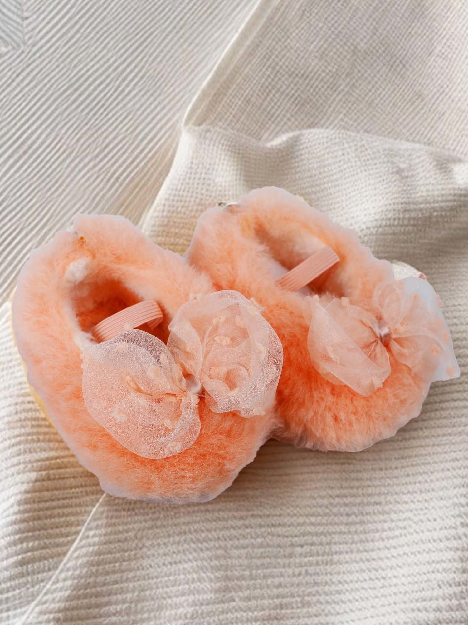 Baby Moo Kids Peach Casual Booties