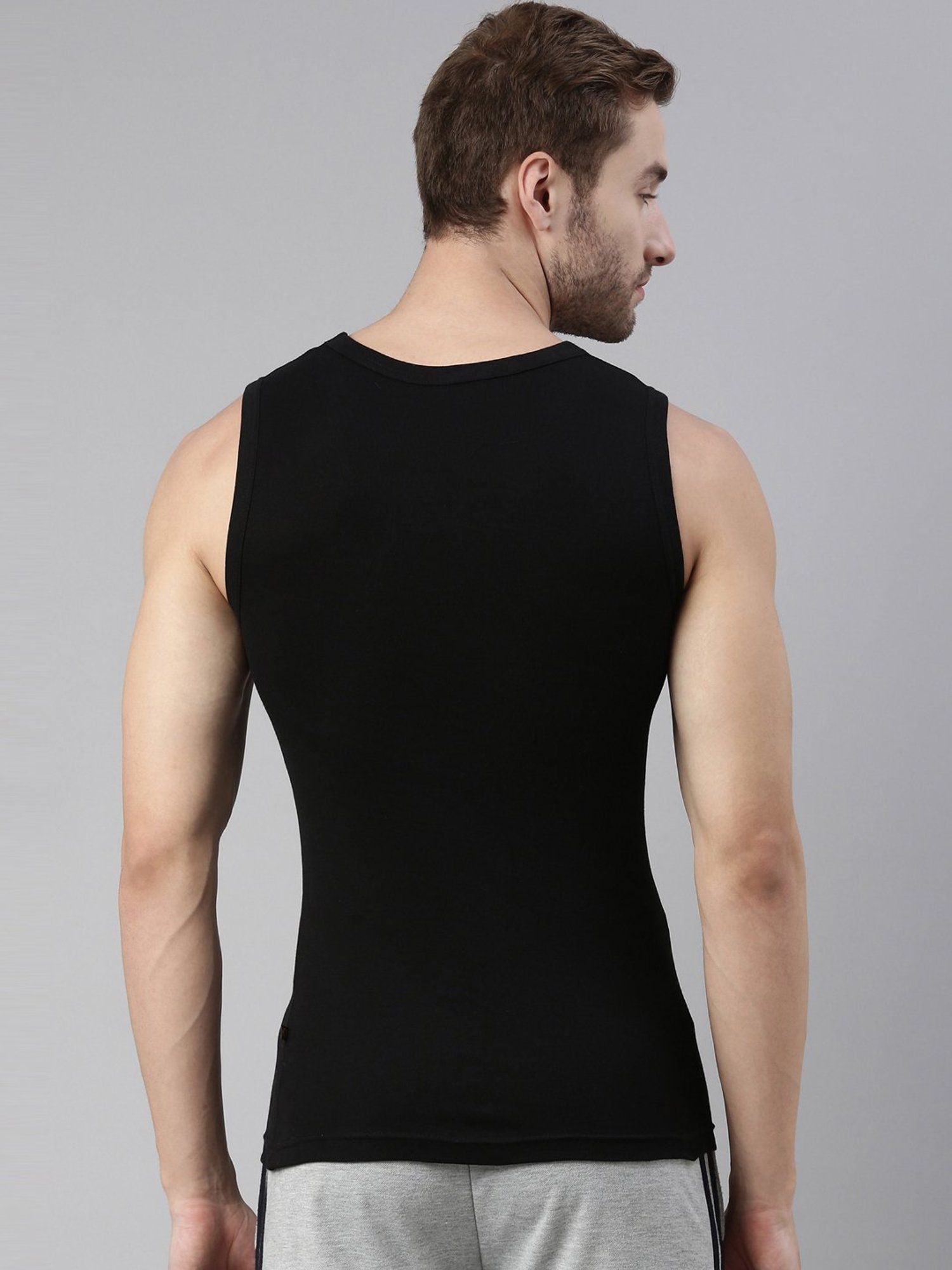 Dixcy Scott Maximus Multi Cotton Regular Fit Printed Vest - Pack Of 2