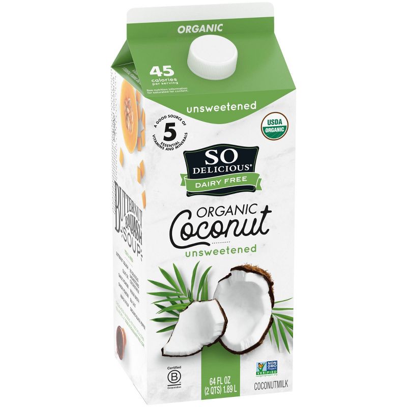 So Delicious Unsweetened Coconut Milk - 0.5gal