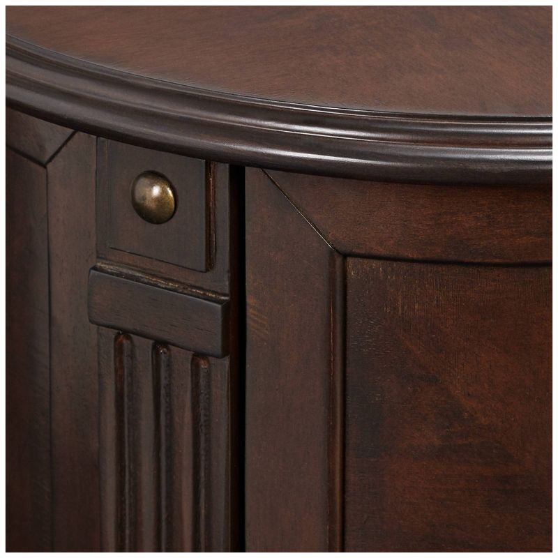 Elm Lane Kendall 19" Wide Espresso Small Round Accent Table