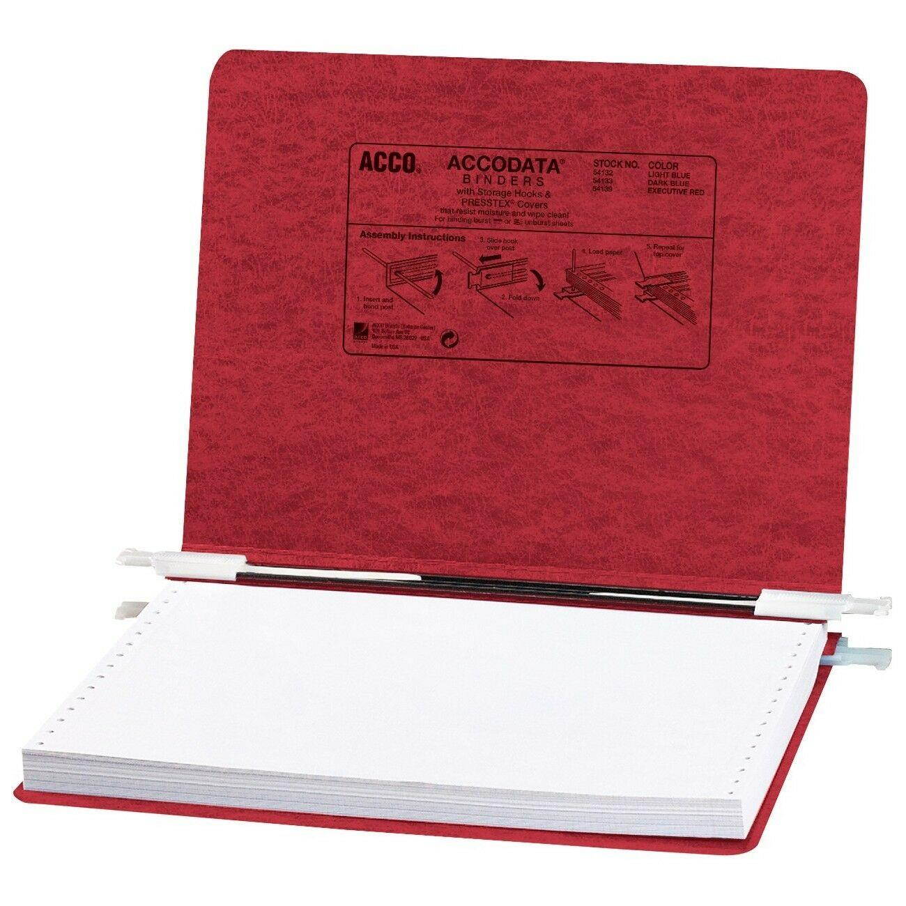 Acco Presstex Hanging Data Binder - Letter - 8.50" X 11" - Ring Fastener - 6"