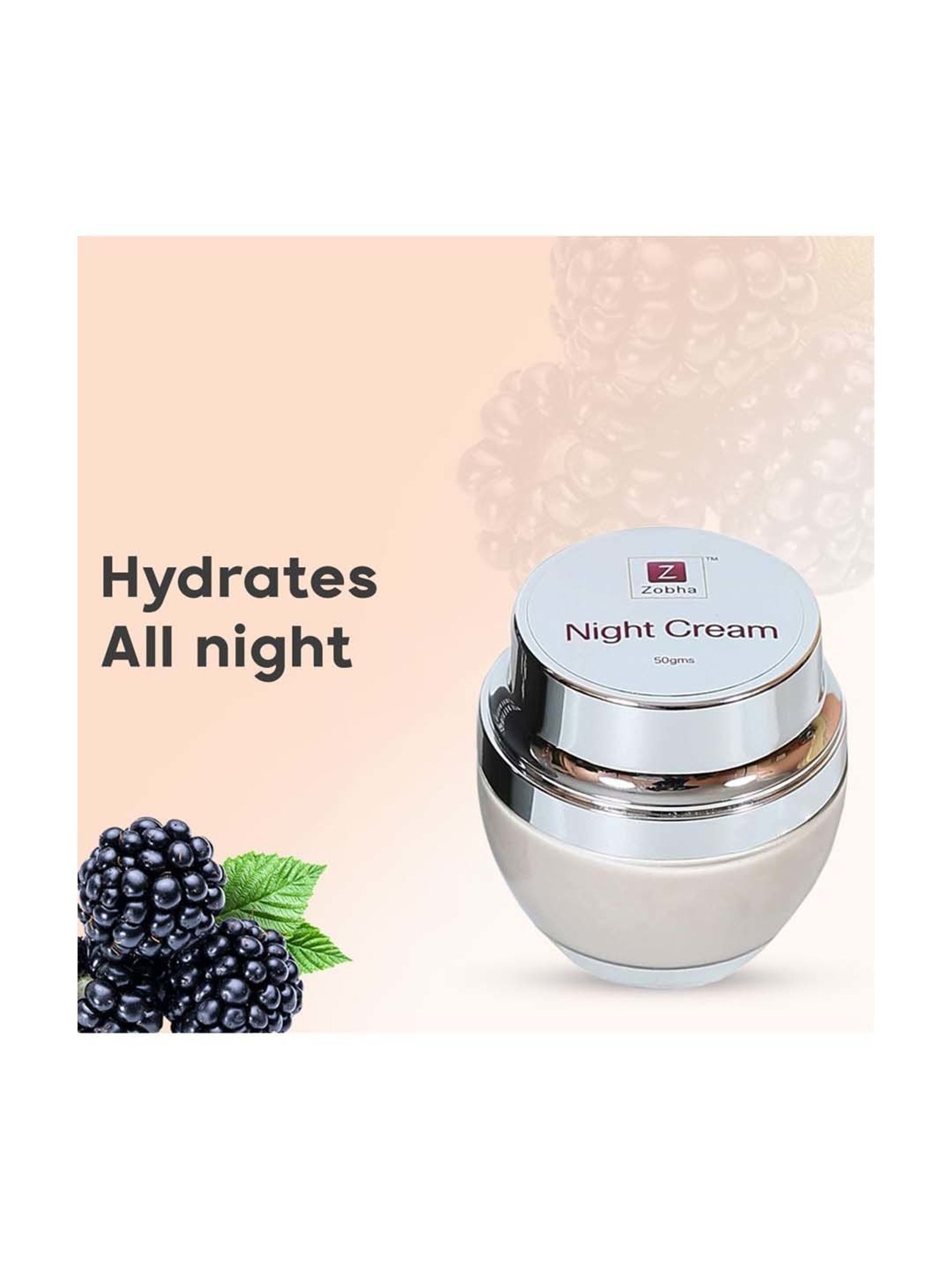 Zobha Age Defying & Rejuvenating Night Cream - 50 gm