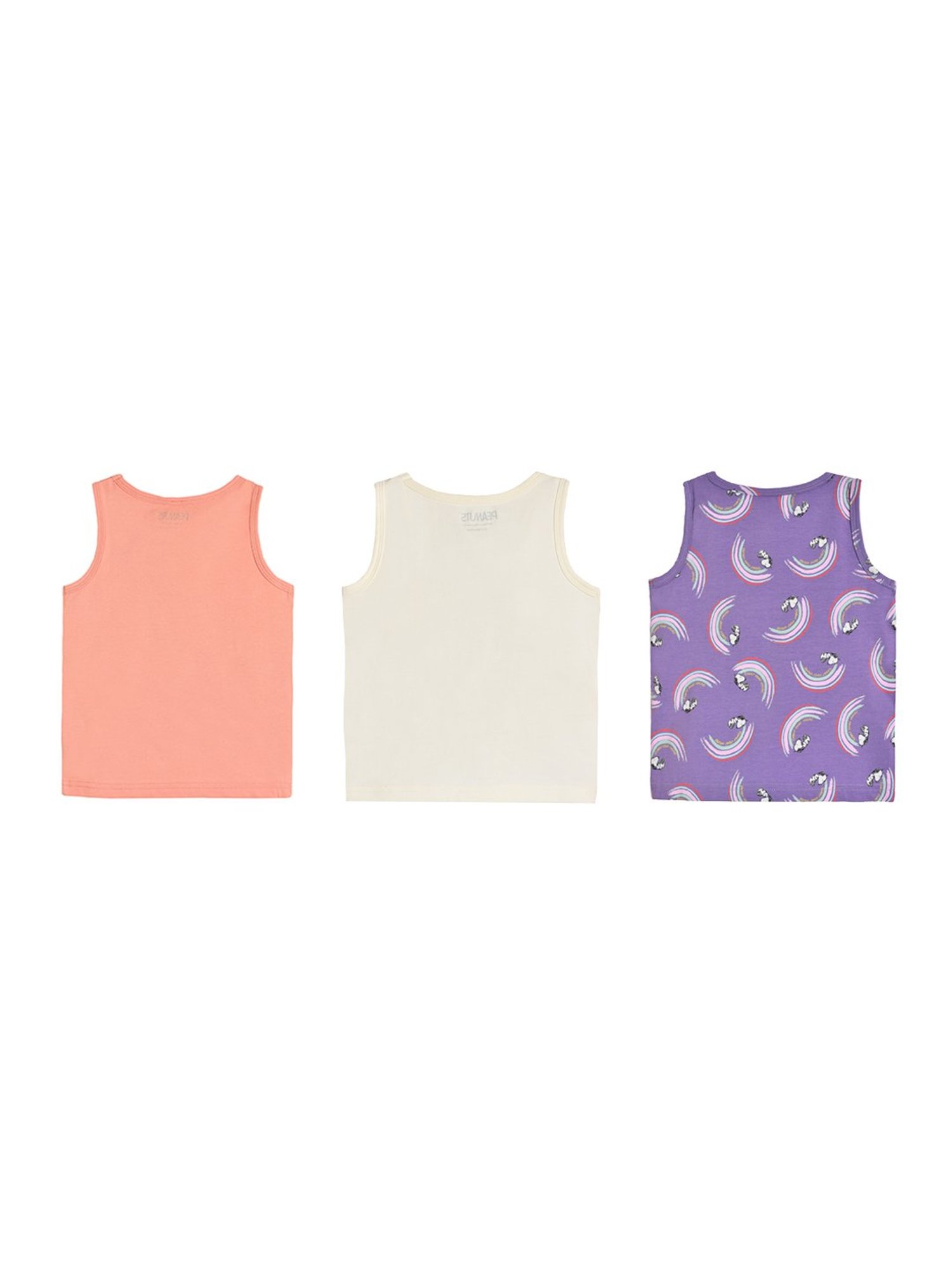 MiArcus Kids Multicolor Printed Camisole (Pack Of 3)