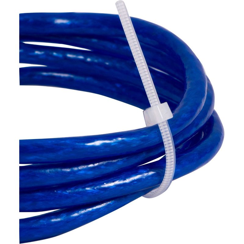 Power Gear 100pk Cable Ties Clear