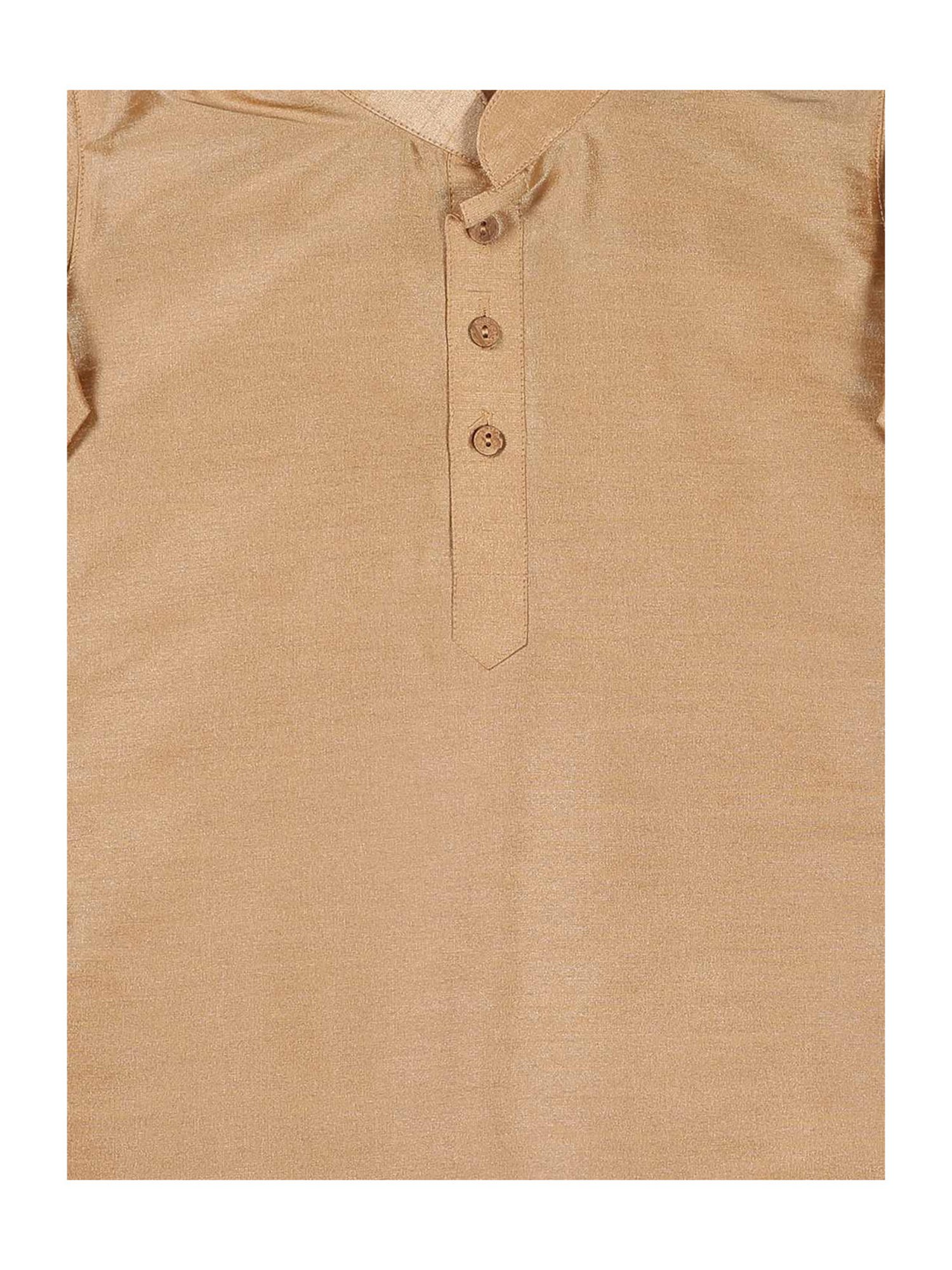 VASTRAMAY SISHU Golden & Black Straight Fit Kurta Set