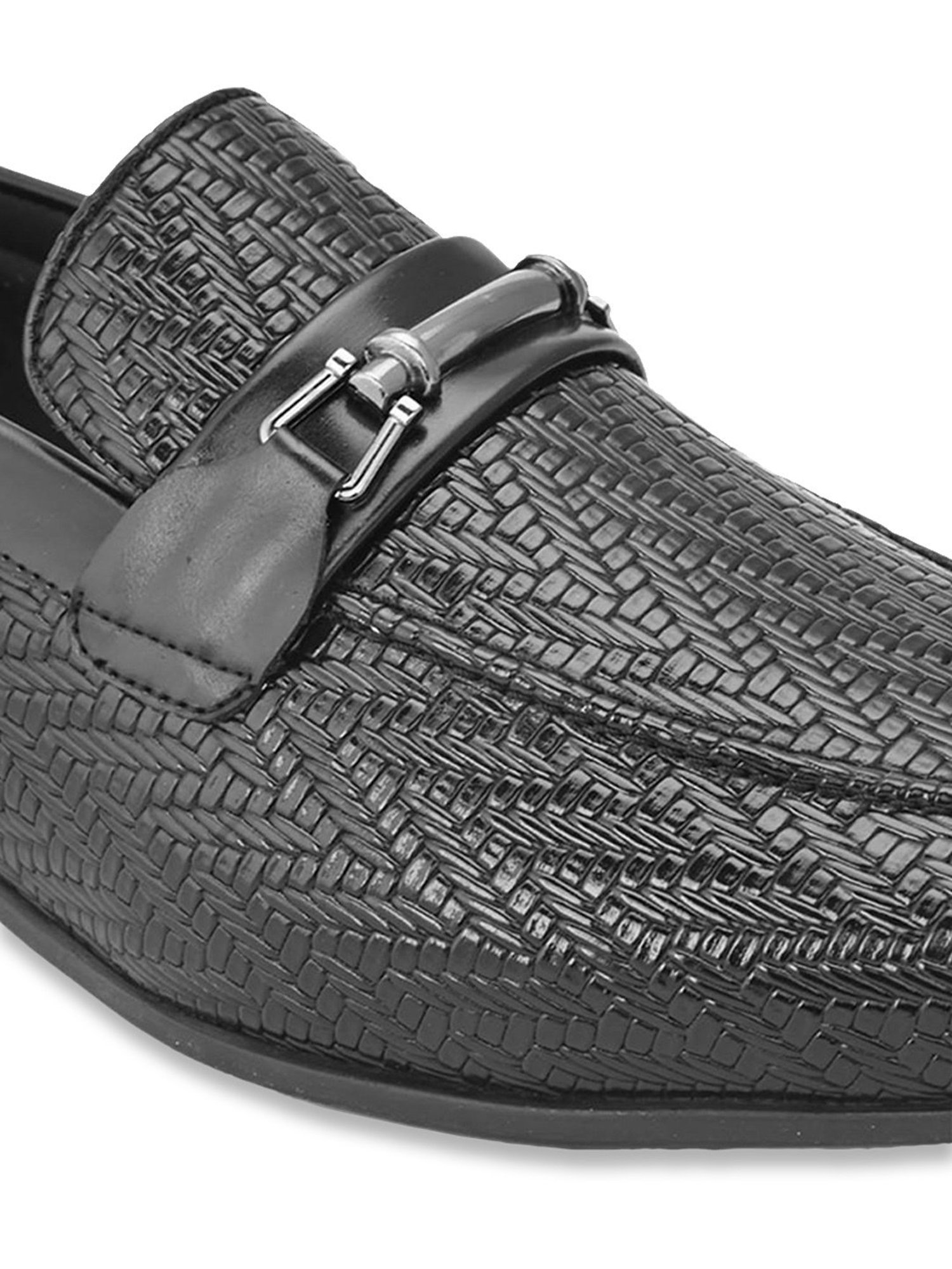 San Frissco Men's Black Casual Loafers