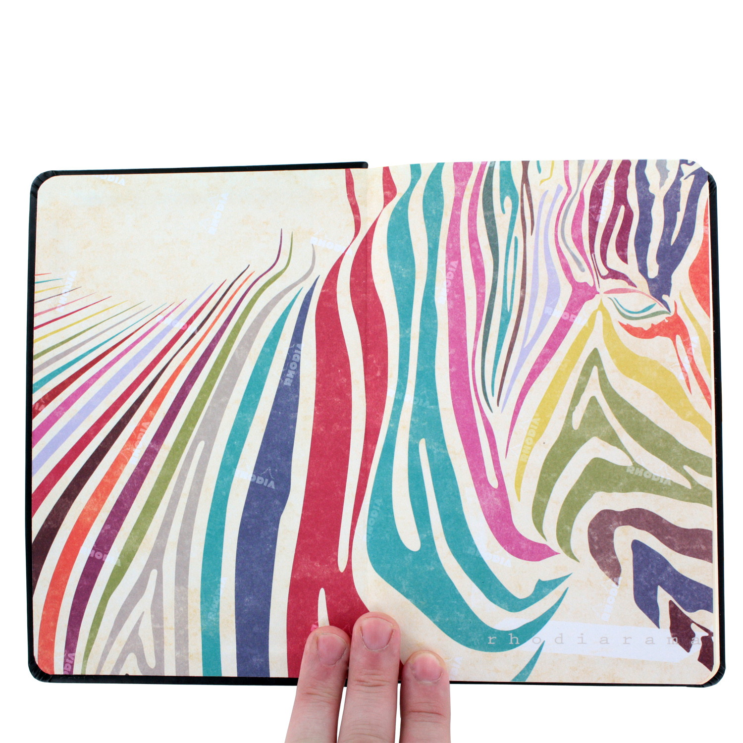 Rhodia Rhodiarama A5 Webnotebook, 5.5 in x 8.25, Lined - Sapphire (118748)