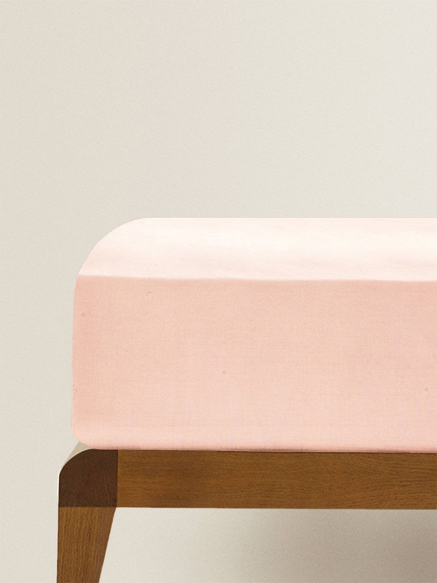 The Baby Atelier Pink Cotton Fitted Single Sheet with Pillow Cover