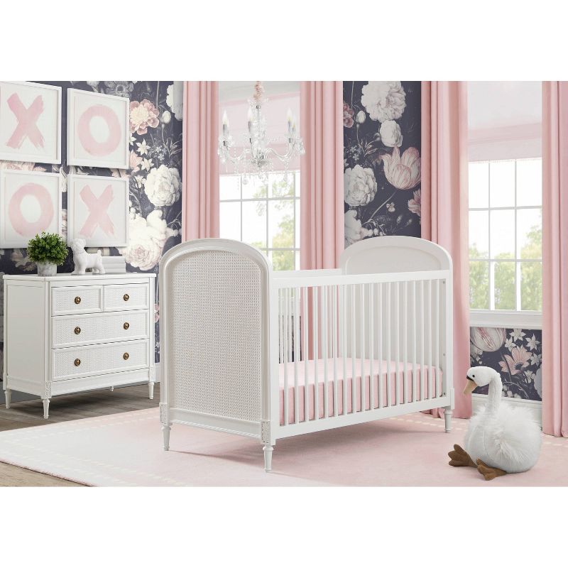 Delta Children Madeline 4-in-1 Convertible Crib - Bianca White