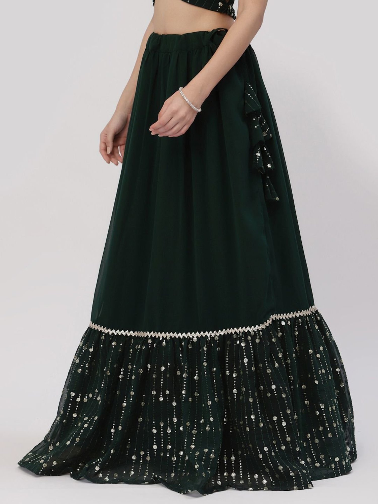 Studiorasa Green Regular Fit Skirt