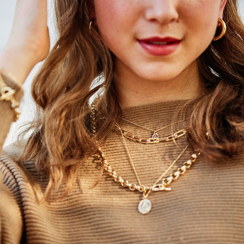 Sanctuary Project Thick Hoop Statement Earrings Gold