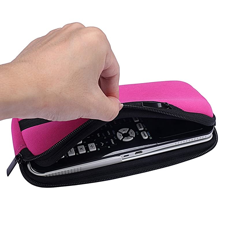 Travel Case for Texas Instruments TI-Nspire CX II/Nspire CX CAS Graphing Calculator Hard Carry Case Travel Bag Protective Pouch Box -Extra Room for Pen and Accessories (Hard Pink)
