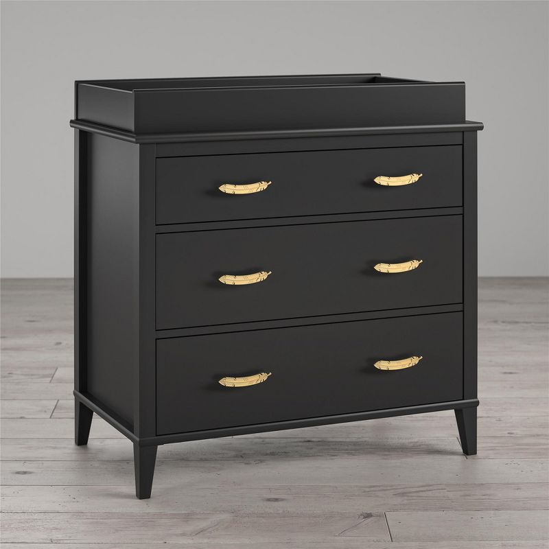 Monarch Hill Hawken 3 Drawer Changing Table, Black