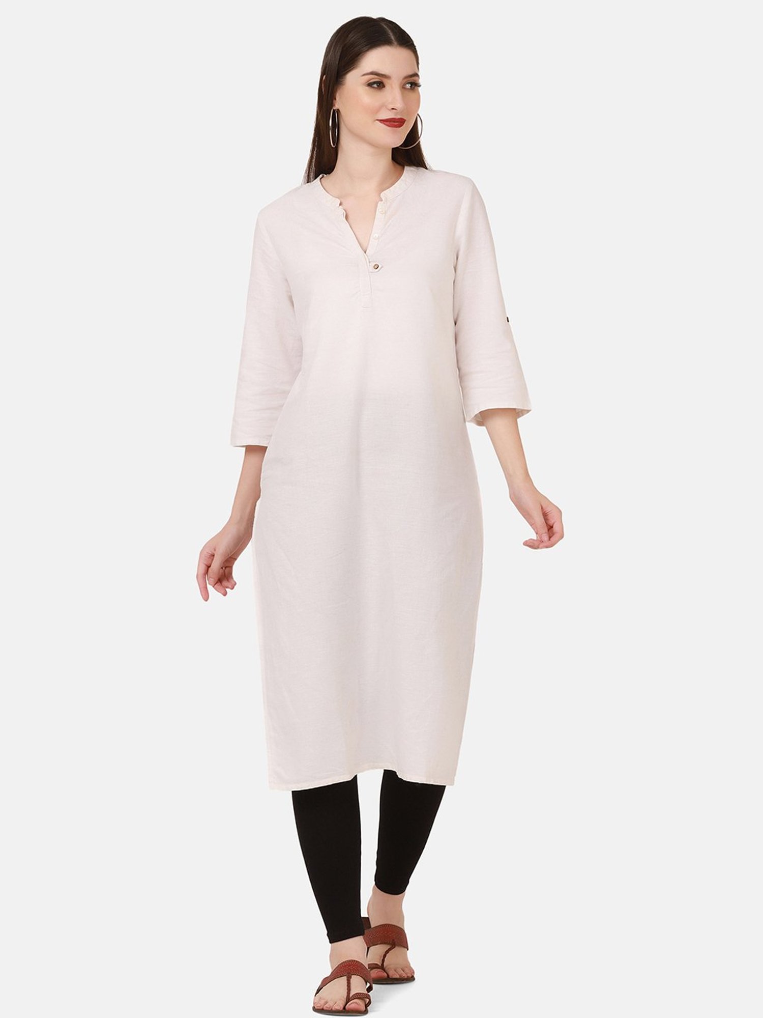 BUYNEWTREND Maroon & Black Cotton Leggings - Pack Of 2