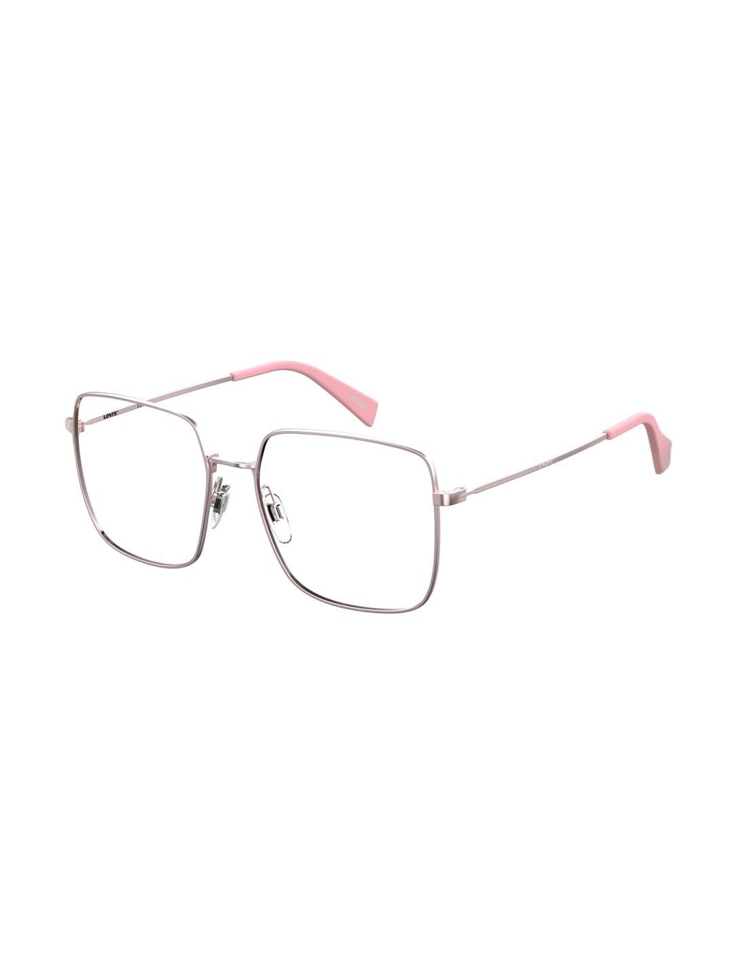 Levi's Pink Square Eye Frames for Women