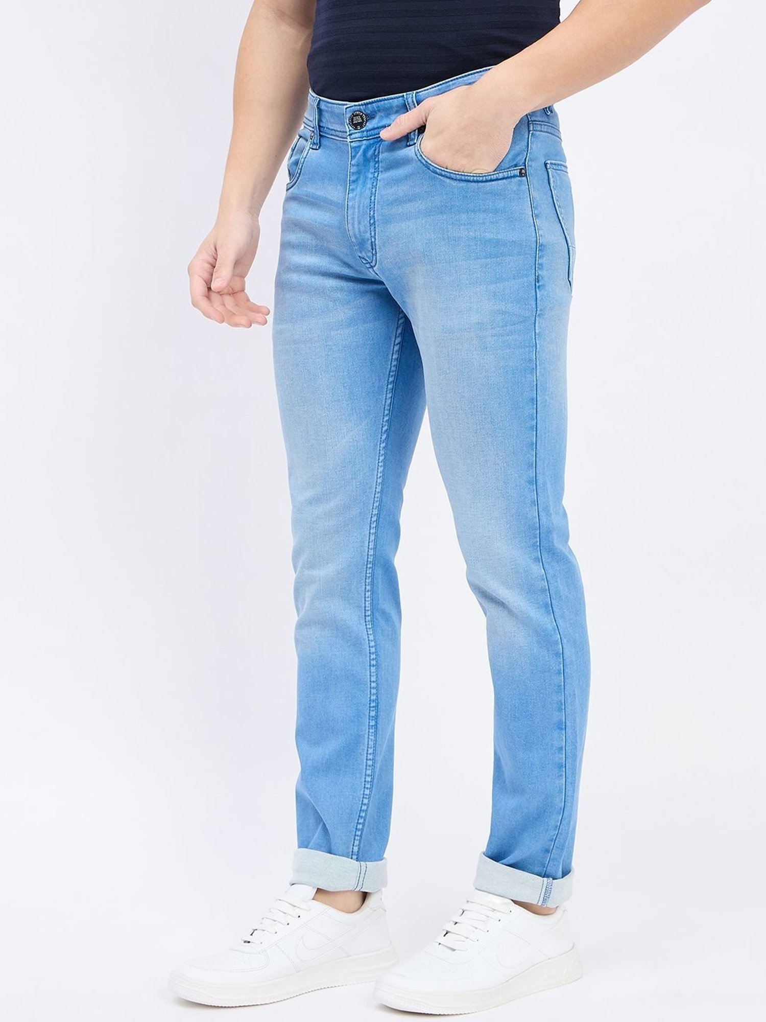 Duke Sky Blue Slim Fit Jeans