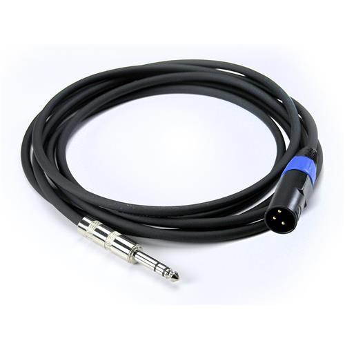 Whirlwind STM10 10' 3-Pin Male XLR to 1/4" Male TRS Balanced Cable
