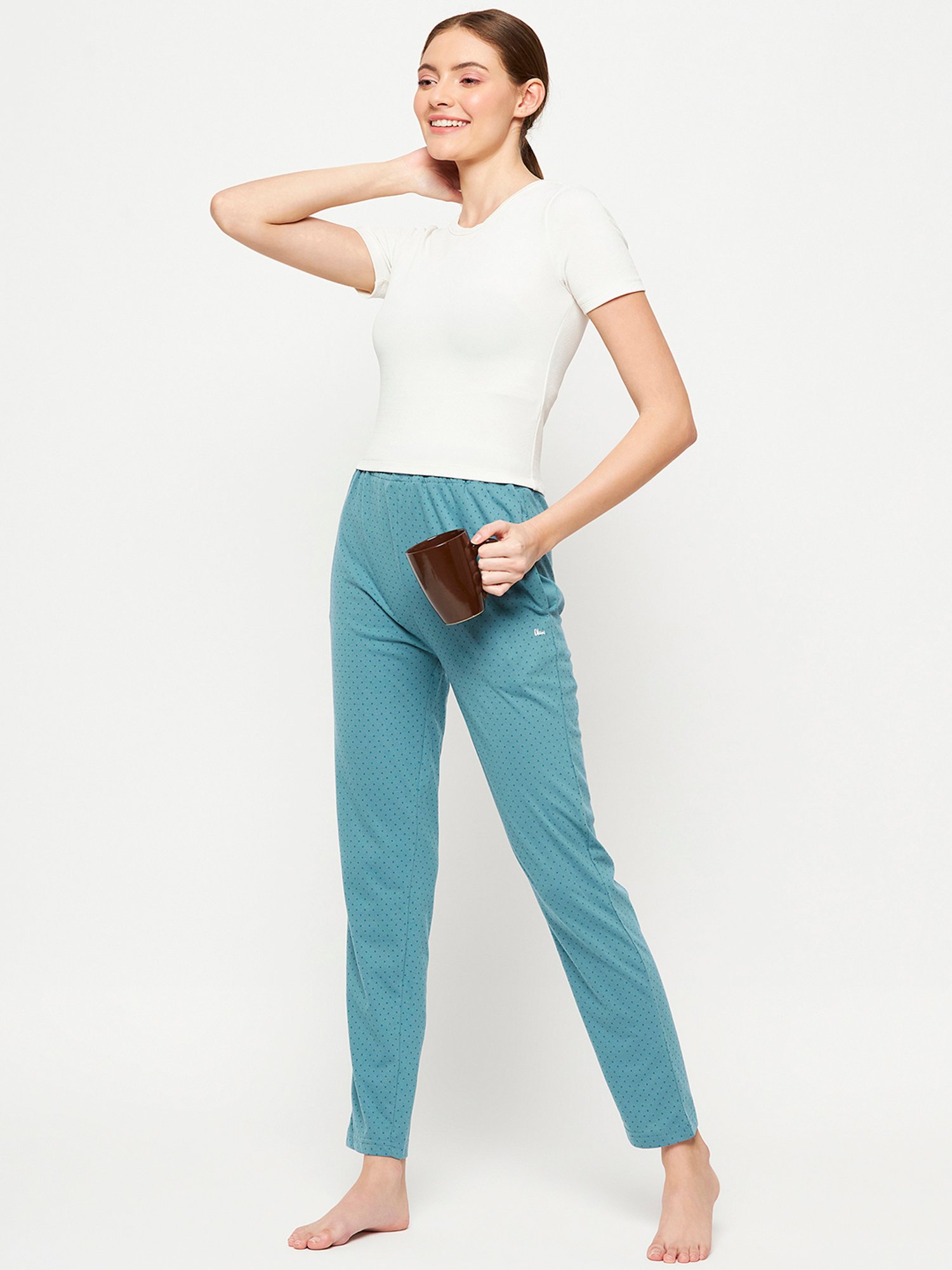 Okane Blue Printed Lounge Pants