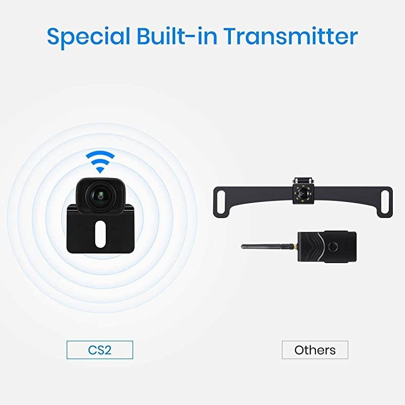 CS2 Wireless Backup Camera Kit with Stable Digital Signal 43 Monitor amp Rear View Camera for Truck Van Camping Car SUV