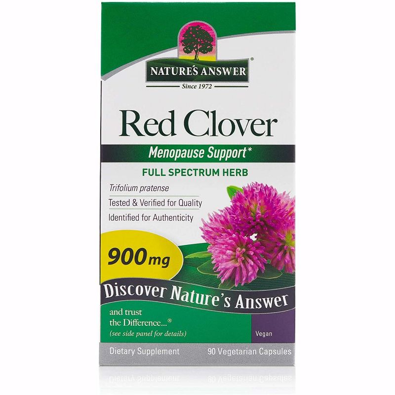 Nature's Answer Dietary Supplement, Red Clover Capsules-90ct