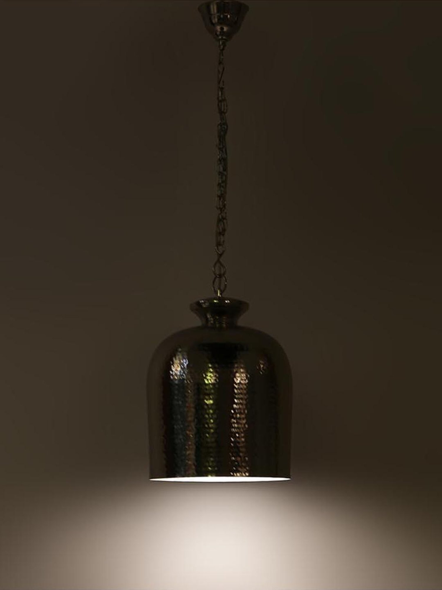 Kapoor E Illuminations Golden Steel Pendant Light - Set of 1