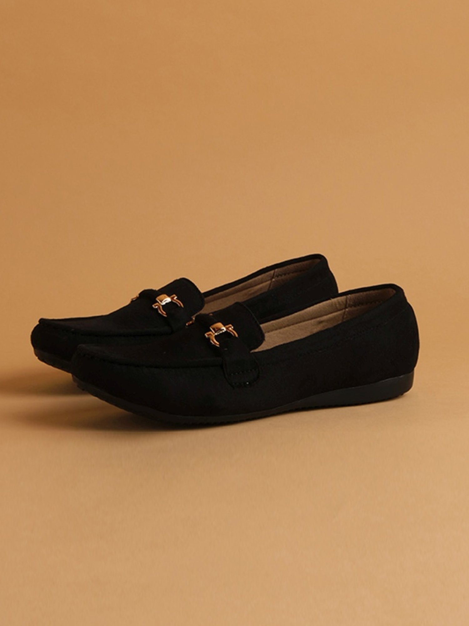 Eridani Women's Sisily Black Loafers